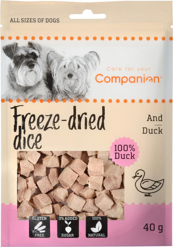 Companion Freeze-dried dice, anka 40g