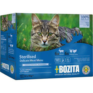 Bozita Feline Sterilised Meat In Sauce Multibox 1,02kg